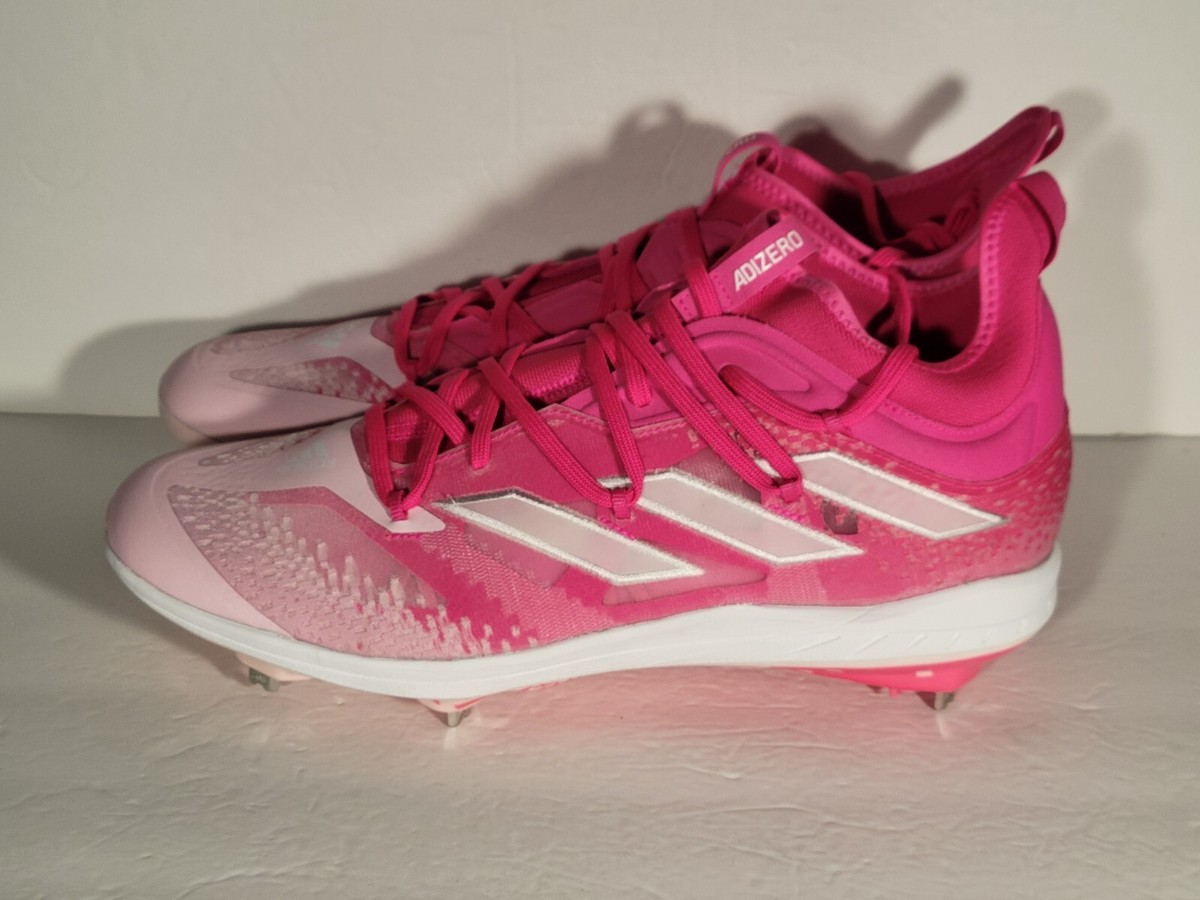 Adidas Adizero Afterburner Baseball Cleats Pink GZ9707 Men's Sz 15