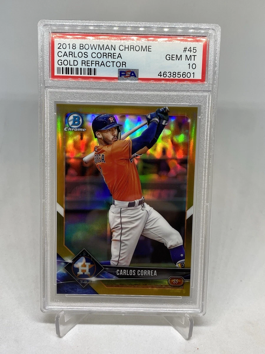 Bowman Carlos Correa Baseball Sports Trading Cards & Accessories