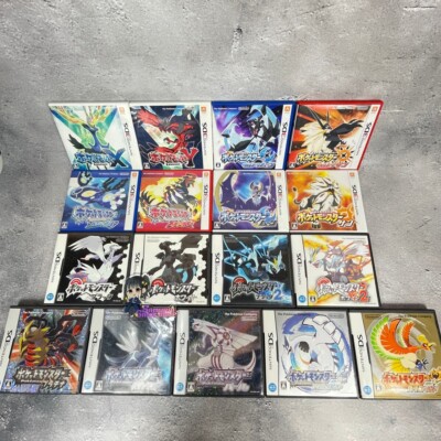 Pokémon DS 3DS All Series 17 Type Japanese Language Edition Used