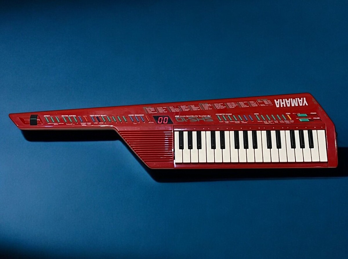 Yamaha SHS-10 R Red FM Digital Shoulder Key MIDI Synthesizer
