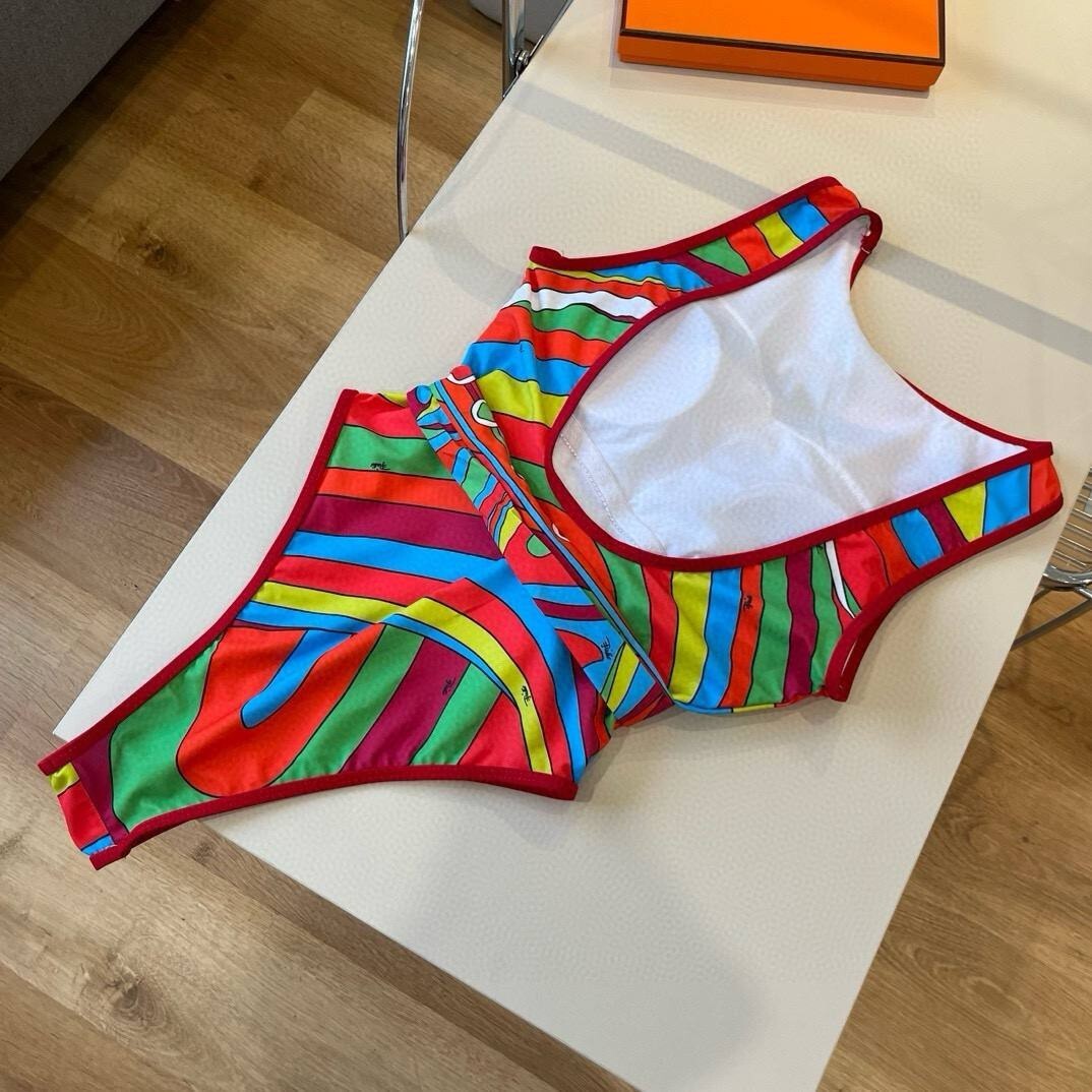 Emilio Pucci Bikini Set - Luxury Italian Swimwear - Colorful Two