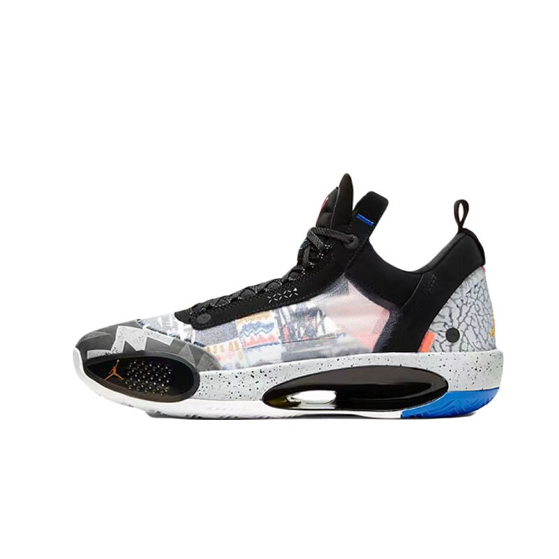 Nike Air Jordan XXXIV 34 Low EP Heritage Men's Black Multicolor