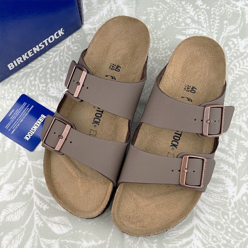 Birkenstock Arizona Mocha Birko-Flor Soft Footbed Unisex Sandals