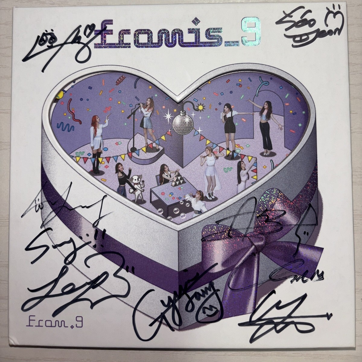 fromis_9 ギュリ サイン入りアルバム 韓国 fromis_9 直筆サイン入りCD