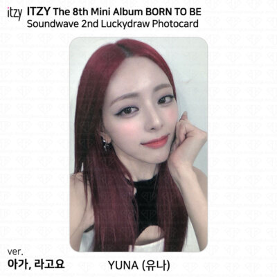 ITZY 8th Mini Album Born To Be Soundwave 2nd Luckydraw Photocard