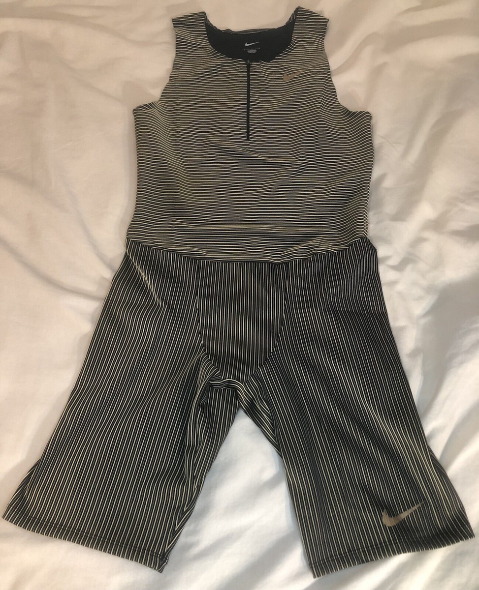 Nike Pro Elite Speed Suit Track & Field Black Gold CW2567-077