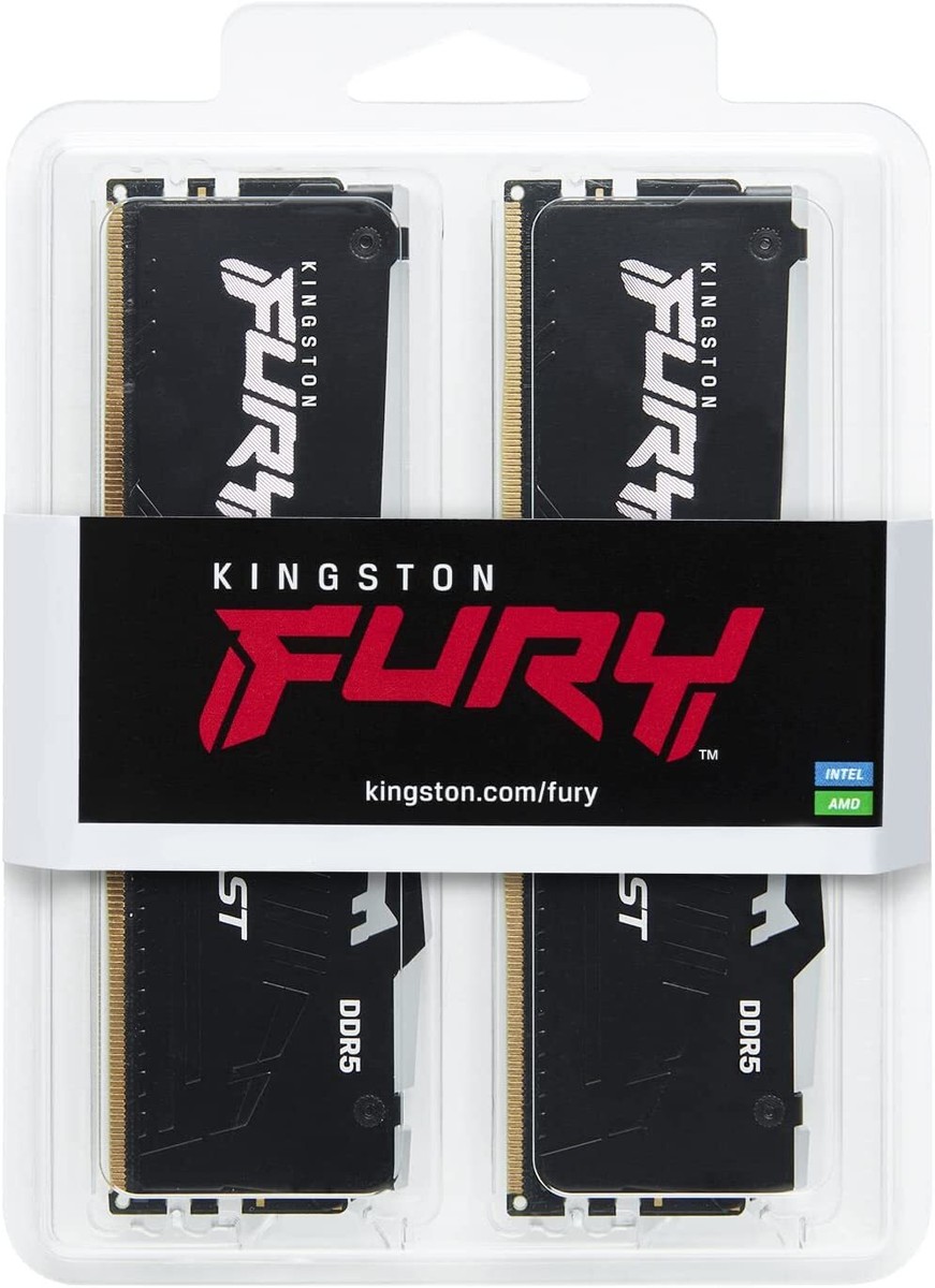 Kingston FURY Beast RGB 16GB (2 x 8GB) DDR5 5600MT/s DIMM Memory