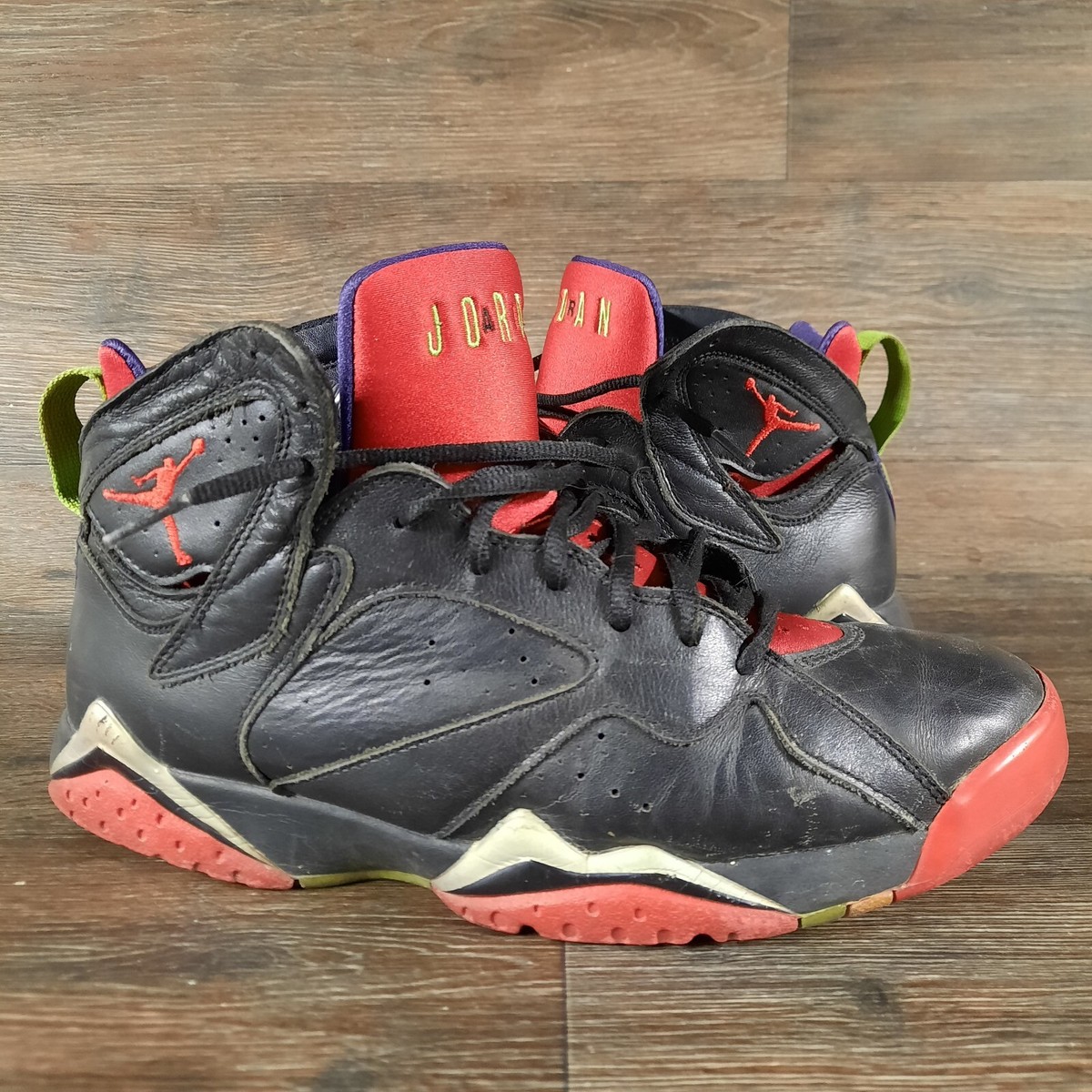 Nike Air Jordan 7 VII Retro Marvin The Martian Size 9.5 Black