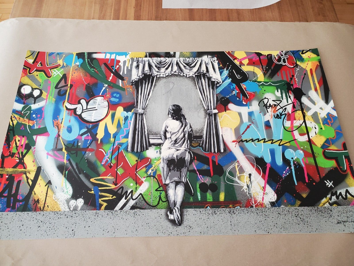 Martin Whatson Figure at the Window print MINT S/N 2018 COA