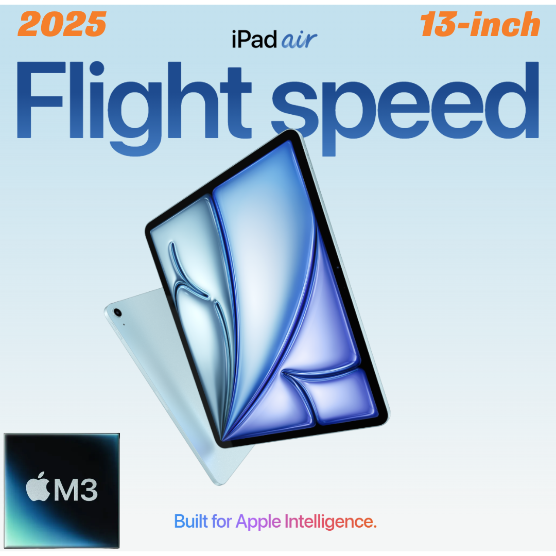 New 2025 Apple - iPad Air 13-inch (M3), Choose Color, Storage