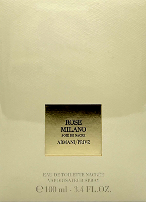 GIORGIO ARMANI PRIVE ROSE MILANO SOIE DE NACRE EAU DE TOILETTE 3.4