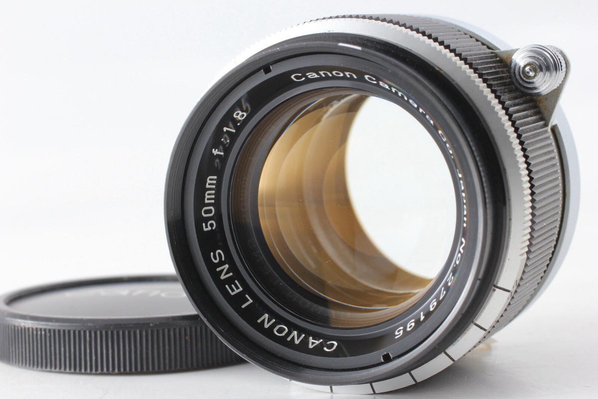 キヤノン Canon 50mm F1.8 初期 L39 LEICA #1113 キヤノン Canon 50mm