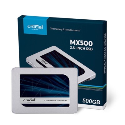 Crucial MX500, 500GB Internal Solid State Drive CT500MX500SSD1