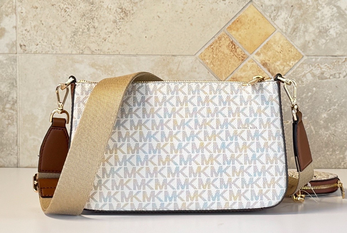 Michael Kors Jet Set Travel SM Crossbody Bag Tech Attached MK