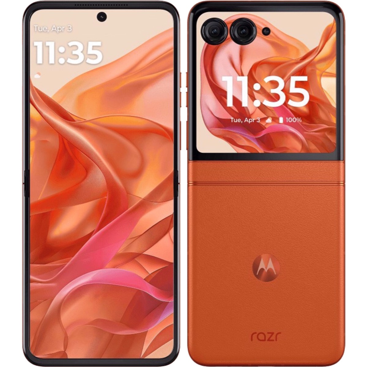 Motorola Razr 50 5G Spritz Orange 256GB + 8GB Dual-SIM Unlocked