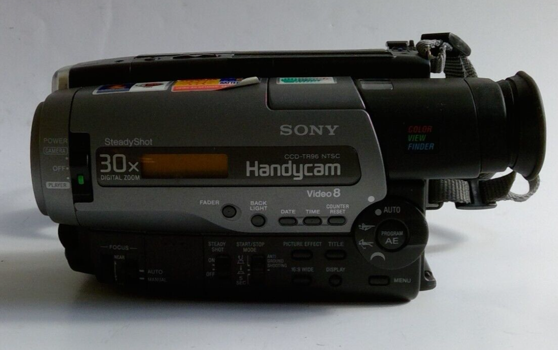 Sony Handycam CCD-TR96 8mm Analog Camcorder for sale online | eBay