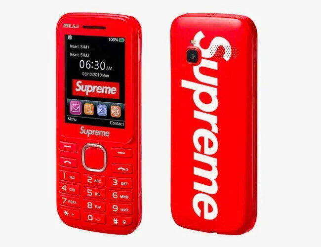 Supreme Blu Burner Phone Red - Sealed BRAND NEW | eBay