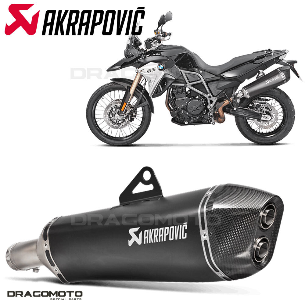 BMW F 700 / 800 GS 2017 Exhaust AKRAPOVIC Titanium Black S-B8SO6