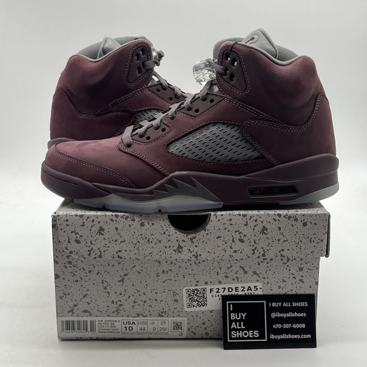Size 10 - Air Jordan 5 Retro SE 2023 Burgundy for sale online | eBay