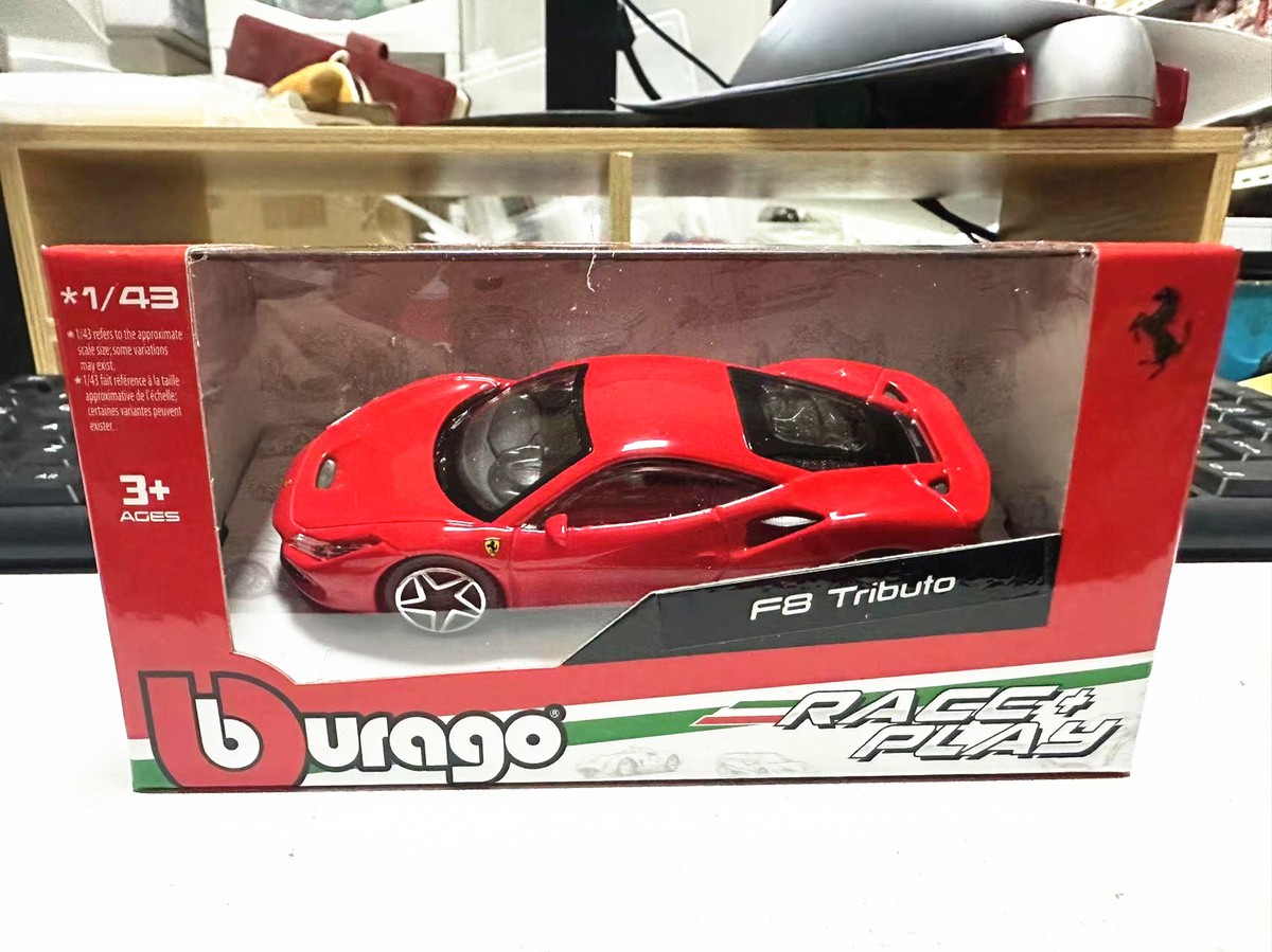 Bburago 1:43 Ferrari F8 Tributo Diecast Metal Model Boy Toy Car