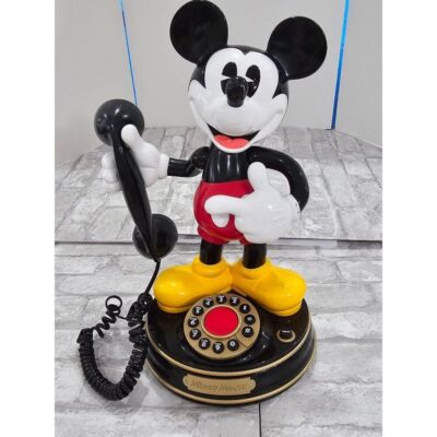 1997 Disney Mickey Mouse Animated Talking Telephone Telemania Home