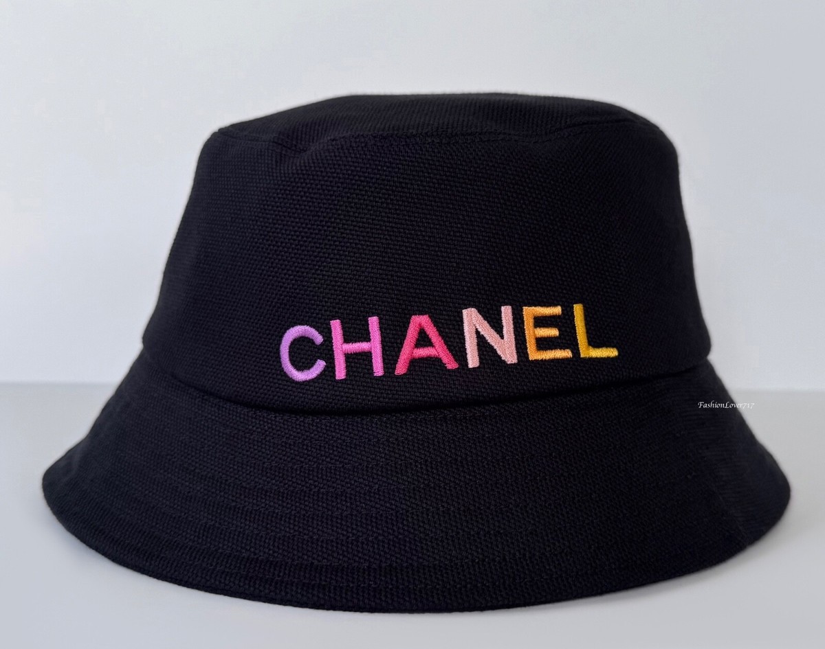CHANEL バケットハット 黒 フリースMoco CHANEL バケットハット 黒