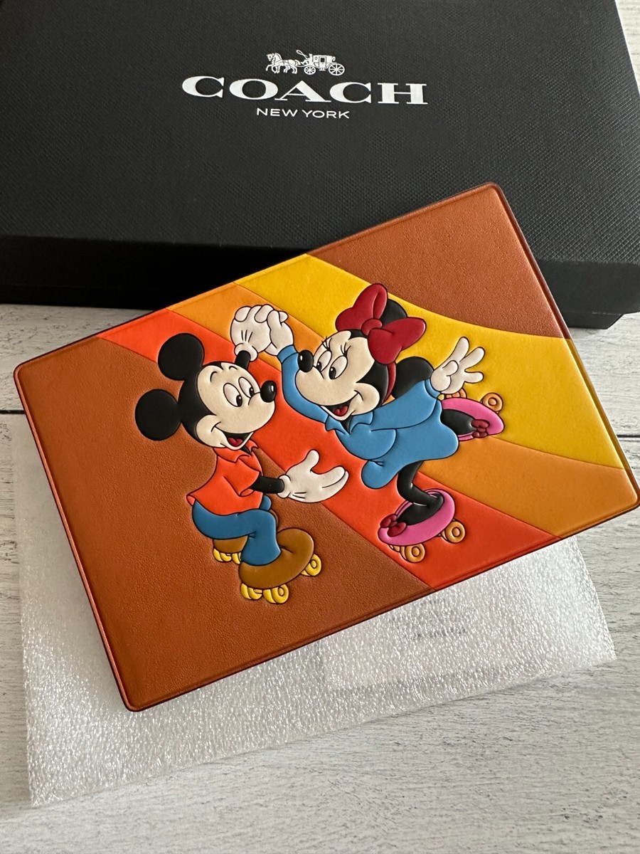 Coach DISNEY X COACH Postcard RARE CQ813 glove tanned leather | eBay