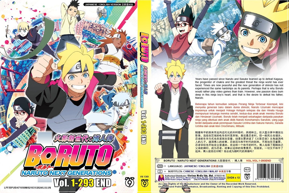 Boruto: Naruto Next Generation (VOL.1 - 293) ~ English Dubbed