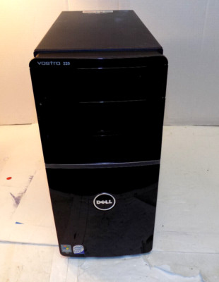 Dell Vostro 220 Desktop Computer PC Intel Core 2 250GB SSD 4 GB