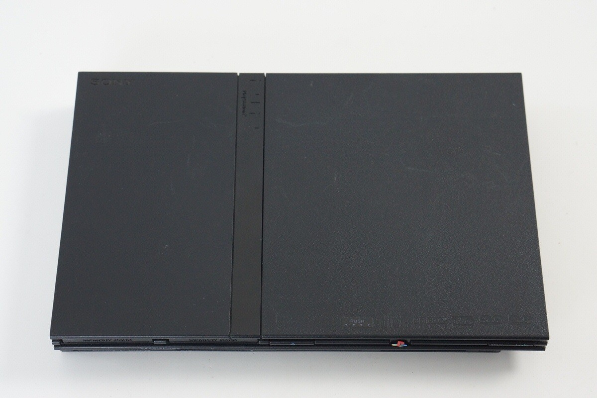 PS2 Slim Console System Black SCPH-70000 CB Game -NTSC-J