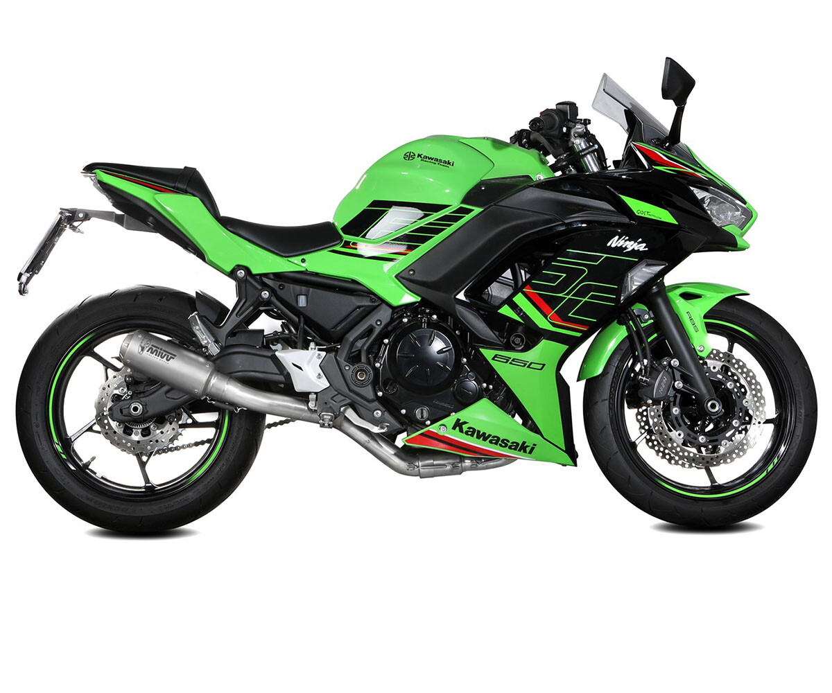 Full System Exhaust Mivv MK3 Stainless Steel KAWASAKI NINJA 650