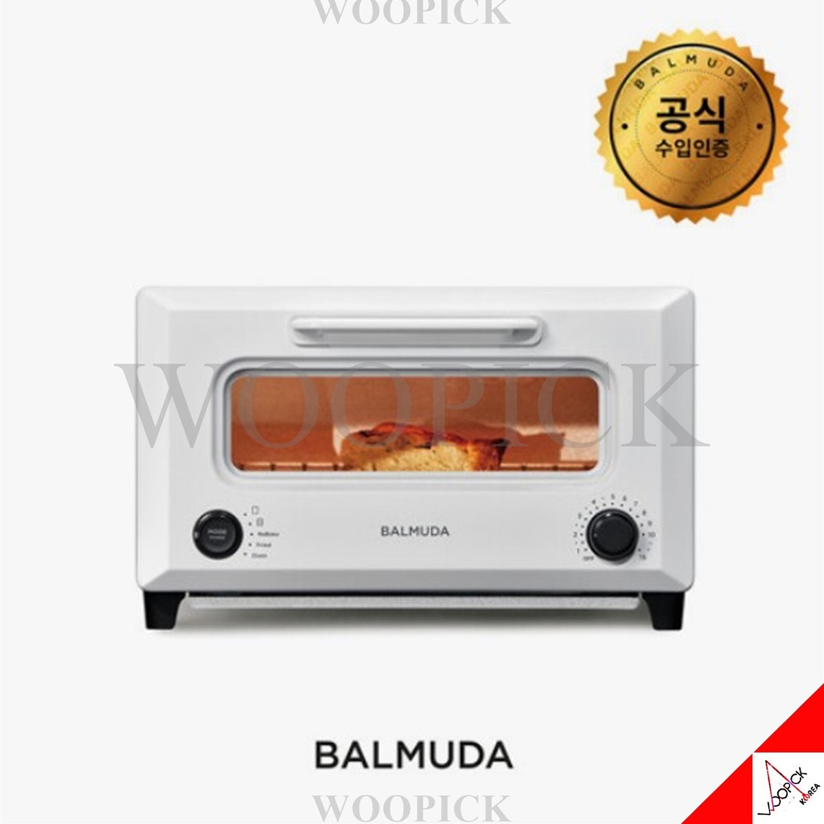 BALMUDA 2024 ReBaker Toaster KTT01KR Mini Oven AC 220V/50-60Hz