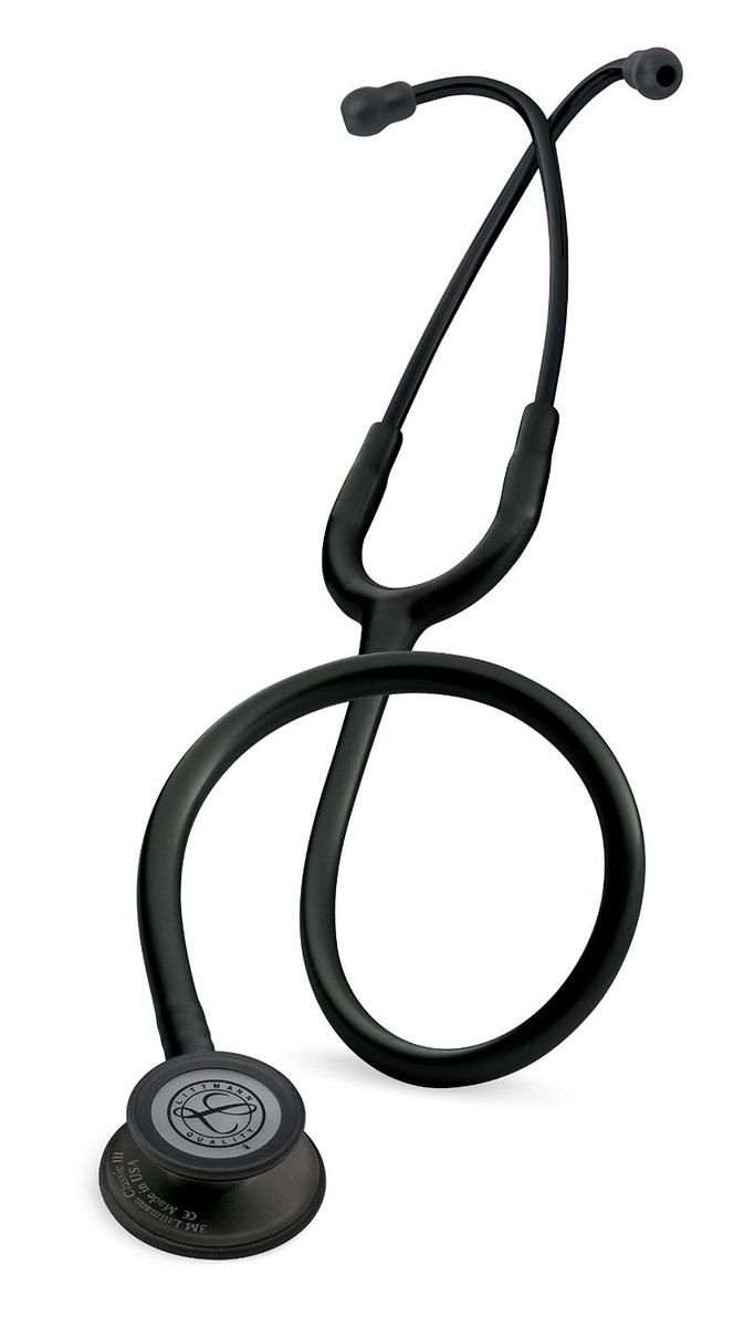 3M Littmann Classic III Monitoring Stethoscope, Black Edition