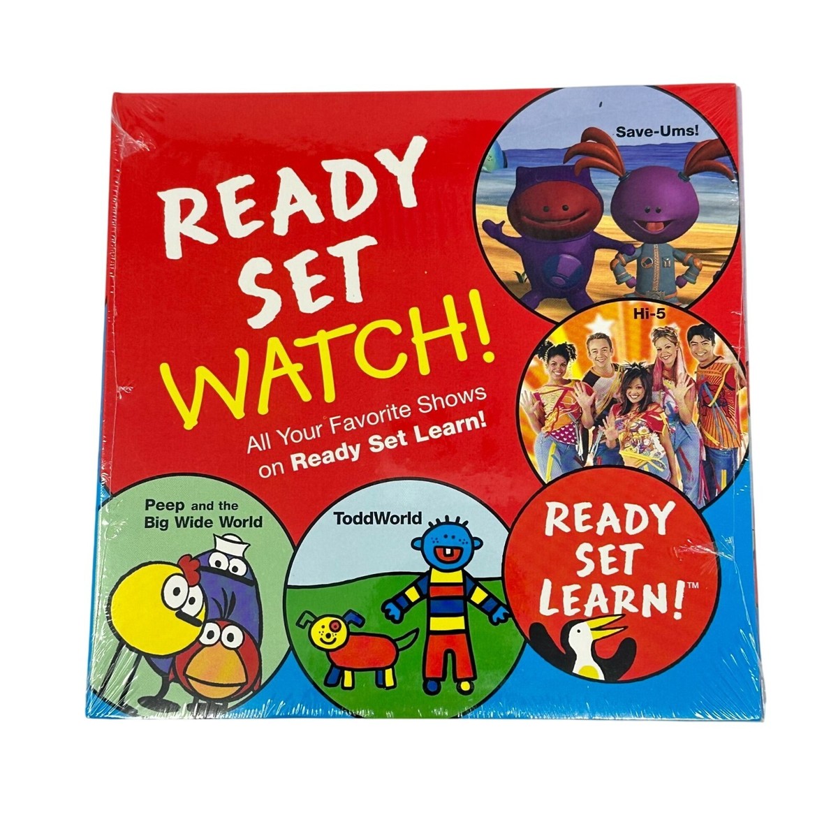 Ready Set Watch! DVD TLC Ready Set Learn Paz Save-Ums ToddWorld HI