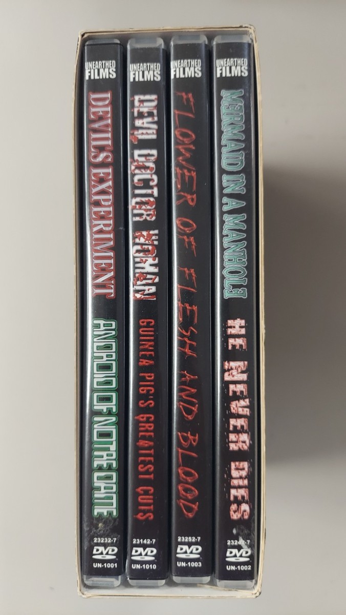 Guinea Pig: Box Set DVD 2005 4-Disc Unearthed Films VERY GOOD to