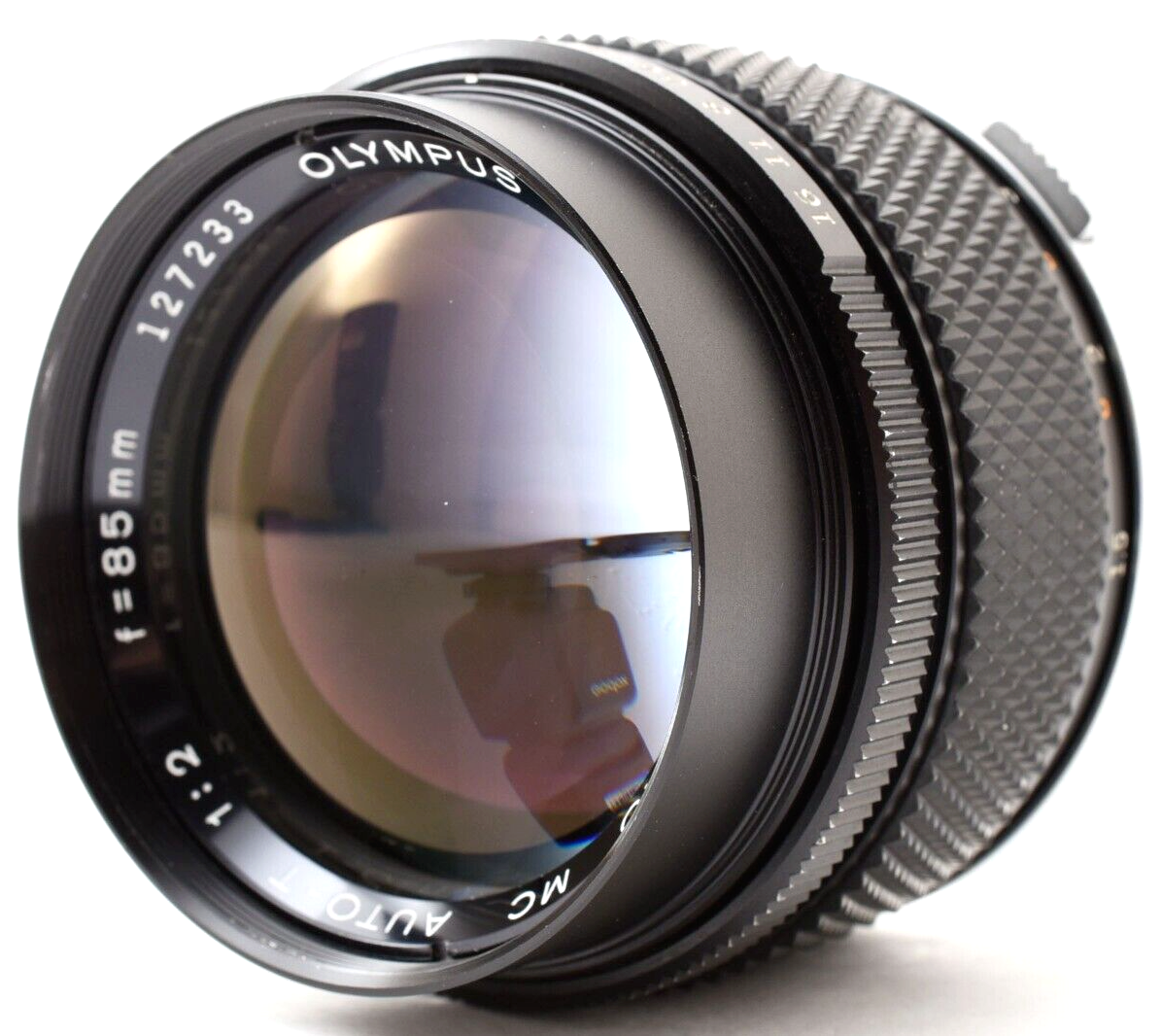 Exc+5] OLYMPUS OM SYSTEM ZUIKO MC AUTO-T 85mm F/2 MF Lens From