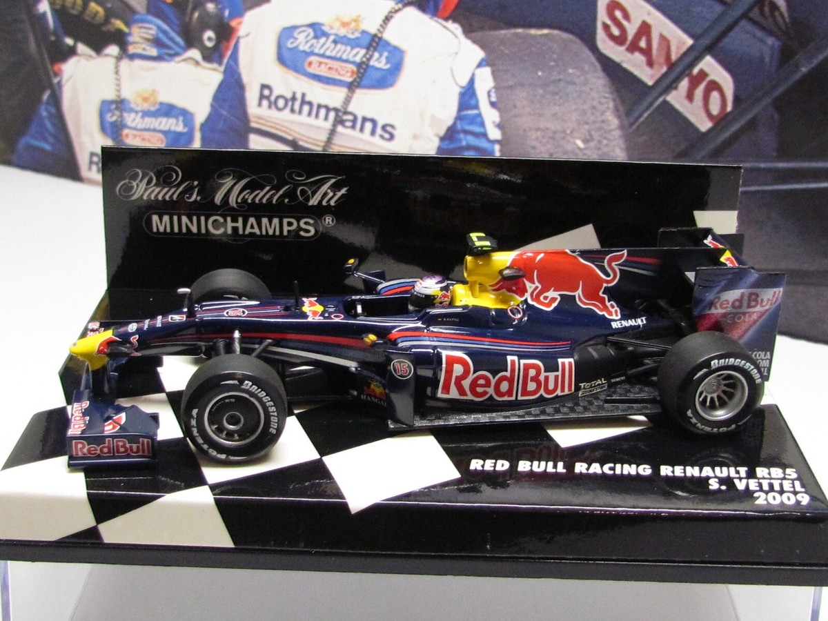 MINICHAMPS F1 1/43 Red Bull Racing Rb5 Vettel 2009 for sale online