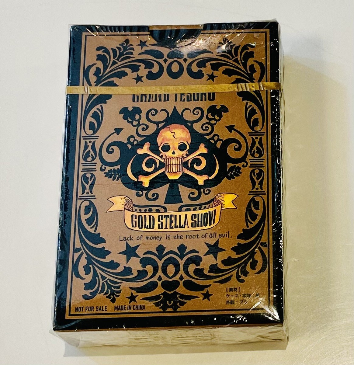 ONE PIECE GOLDEN PLAYING CARDS シュリンク付未開封 ONE PIECE Gold