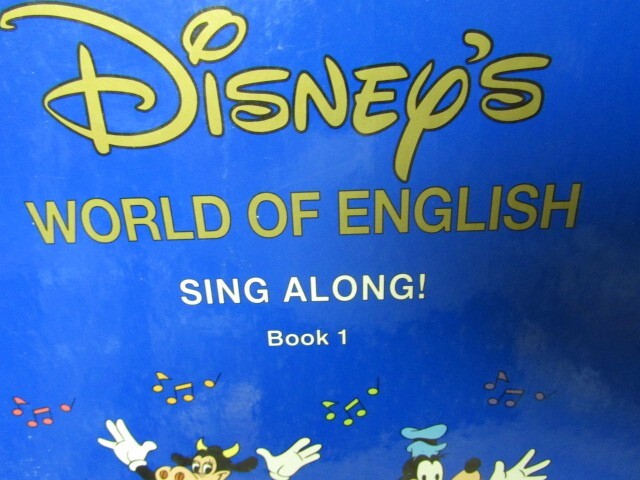 Vtg. Disney's World of English Sing Along Book 1 Song Book | eBay