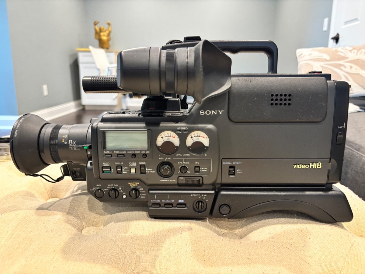 Sony CCD-V5000 Hi8 Video Camera Recorder Pro Camcorder w/ Case | eBay