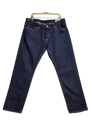 Evisu Heritage Osaka Japan Selvedge Painted Red Seagull Denim