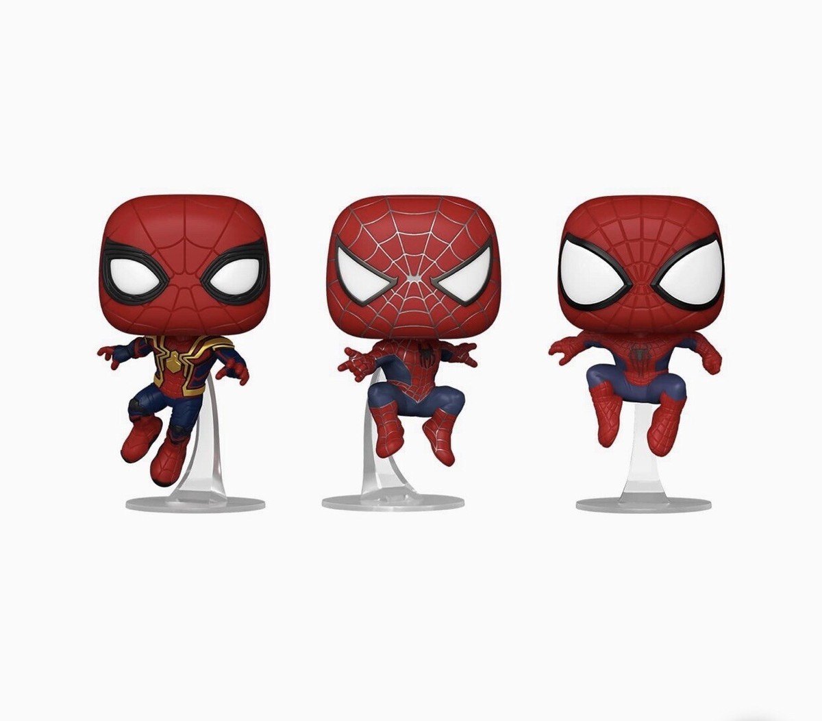Funko Pop Marvel Spider-Man No Way Home 3 Pack Amazon Exclusive