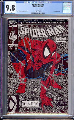 Spider-Man #1 CGC 9.8 Gold! Silver! Green! 1990 Todd McFarlane 3