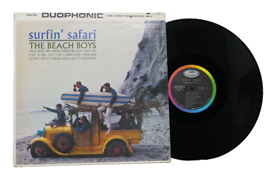 Surfin' Safari by The Beach Boys (Duophonic LP Vinyl Record, 1962