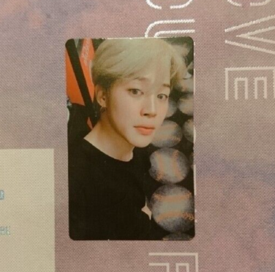 BTS JIMIN Love Yourself New York DVD official photo card Photocard