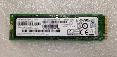 Samsung 512gb PCle NVMe Mz-vlb5120 Laptop Memory MZVLB512AJQ-000L7