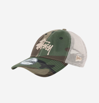 Stussy X New Era 9twenty Basic Trucker Shade, Woodland Camo | eBay