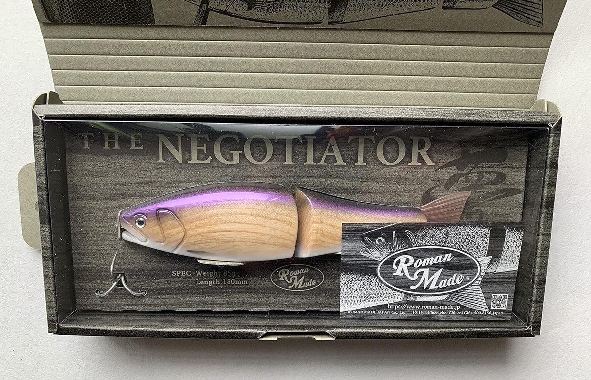 LTD Roman Made Negotiator Japan Big Glide wood swimbait bass hand