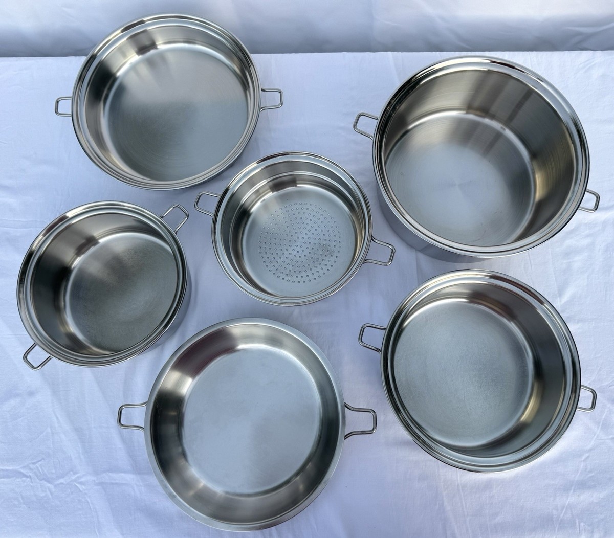 Saladmaster 316Ti Waterless Cookware Set Stainless Steel + Food