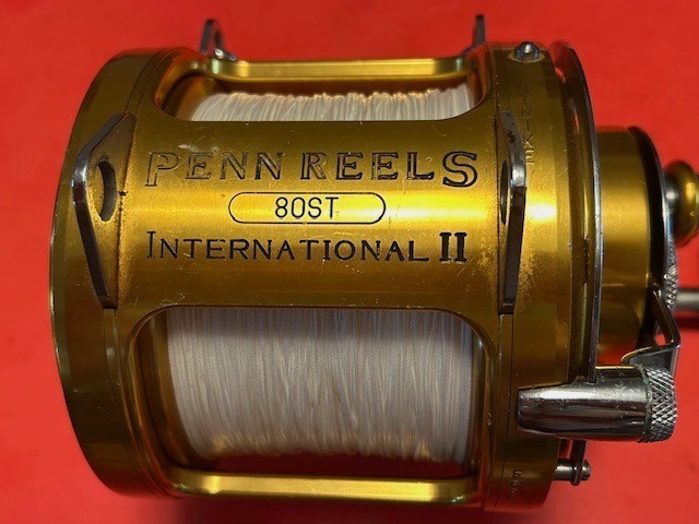 PENN INTERNATIONAL 80ST 2-SPEED LEVER DRAG TROLLING FISHING REEL